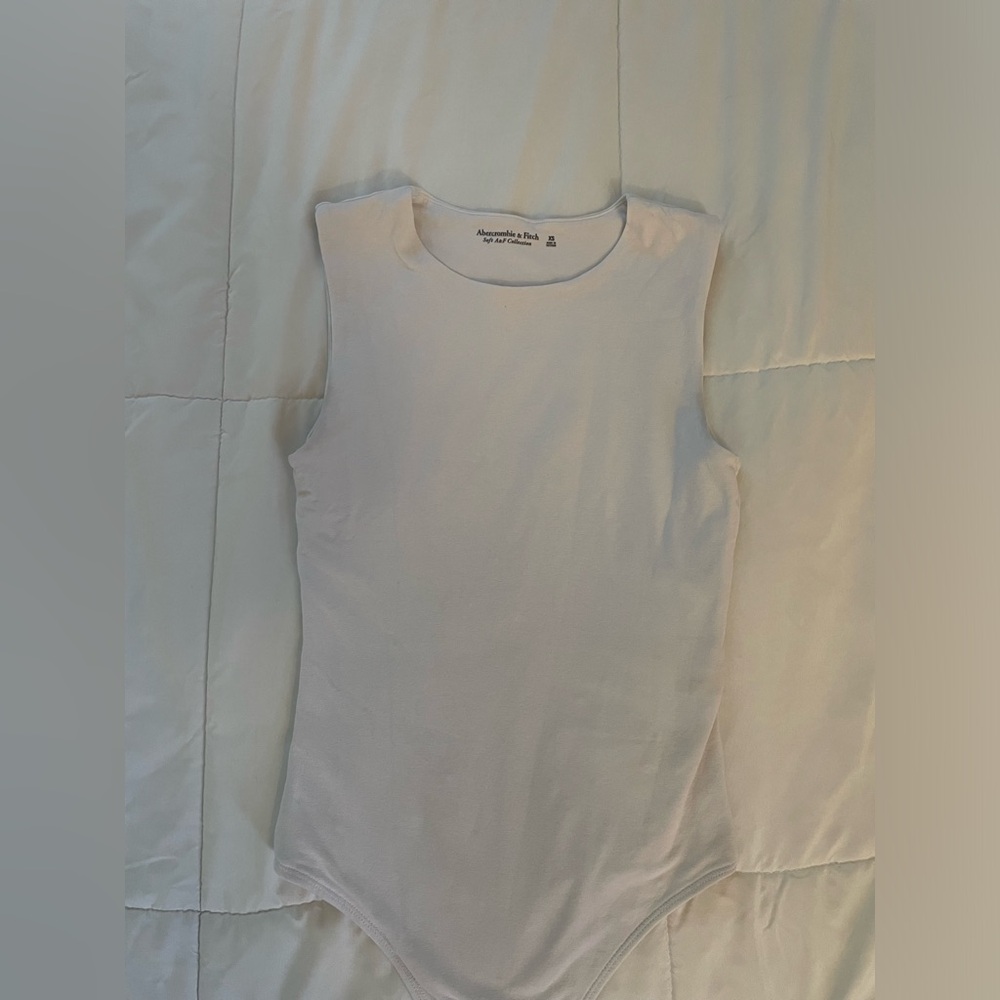 Abercrombie white bodysuit XS
